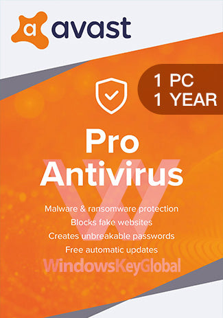Avast Pro Antivirus - 1 PC / 1 Year