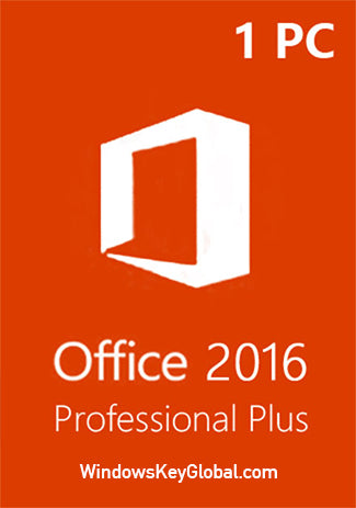 Microsoft Office 2016 Pro Professional Plus CD-KEY (1 PC)